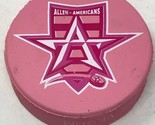 Allen Americans ECHL Hockey League Official Game Pink Puck Minnesota Wild - $11.85