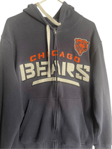 GIII Mens Black Chicago Bears NFL Team Apparel Full Zip Warmup Jacket XL - $43.01