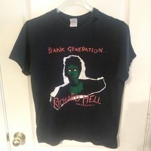 RARE Mens Punk KBD Blank Generation Richard Hell &amp; The Voidoids Black Sh... - £136.28 GBP