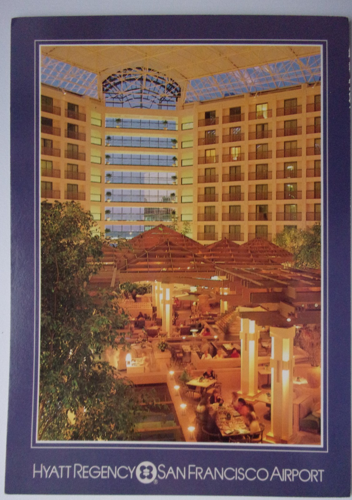 Vintage Hyatt Regency San Francisco Airport Postcard - $2.99