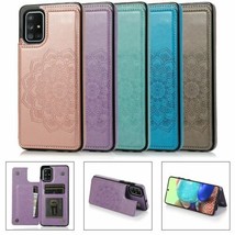 For Samsung S21 S20 Ultra Note 10 A51 A71 Magnetic Wallet Leather Flip Cover - £41.73 GBP