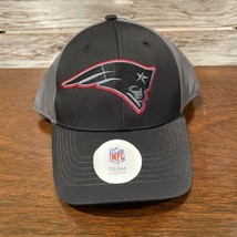 New England Patriots NFL Team Apparel OSFM Hat Headwear NWT Black Gray Rare - $14.74