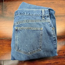 LL Bean Jeans Womens 16t Blue Denim 35x33 High Rise - $26.90