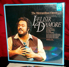 New! Pavarotti in &#39;L&#39;ELISIR D&#39;AMORE&#39; at the MET Laser Disc Box Set - Sealed - $6.88