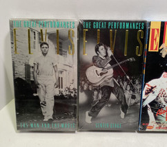Lot 4 Elvis Presley VHS Great Performances 1 and 2 Aloha Love Me Tender Sealed - £15.37 GBP