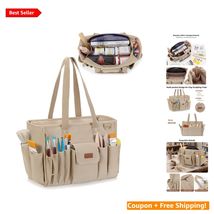 Durable Canvas Pottery Tool Bag with Multiple Pockets for Ultimate Organ... - $104.89