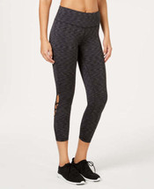 allbrand365 designer Womens Activewear Space Dyed Cutout Ankle Leggings, Large - £31.64 GBP