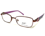 Candies Kids Eyeglasses Frames C RORY LTBRN Purple Red Rectangular 46-15... - £40.34 GBP