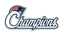 New England Patriots Champions Decal / Sticker Die cut - $4.05 CAD+