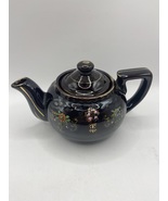 Mid Century Redware Moriage Brown Glazed Teapot/Made in Japan  - $22.00