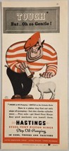 1939 Print Ad  Hastings Steel-Vent Piston Rings Tough Guy &amp; Lamb Hastings,MI - £12.42 GBP