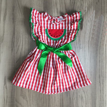 NEW Boutique Watermelon Girls Sleeveless Ruffle Dress Size 2T - £11.84 GBP