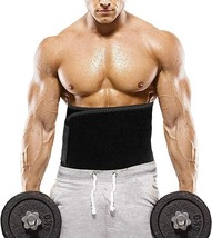 Men Medium Waist Trimmer Sweat Belt Weight Loss Adjustable Slimming Back... - £22.74 GBP