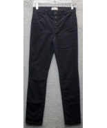 Jordache Super Skinny Jeans Girls 14 Black Denim Stretch Flat Front Butt... - $18.49