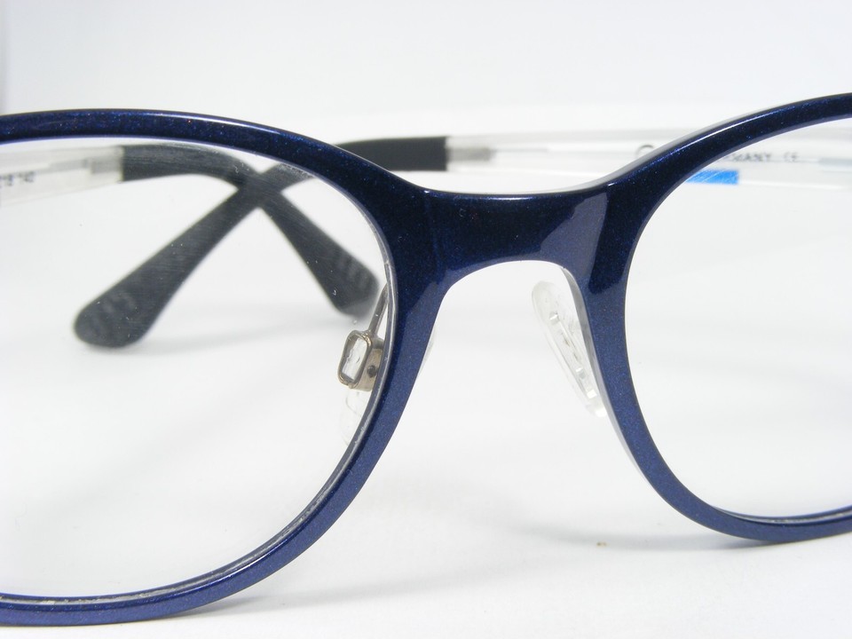 FLEX Mod 0035 003 GLITTER BLUE /WHITE EYEGLASSES GLASSES 52-18-140mm Germany Item image 10