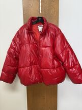 A New Day Red Puffer Women’s Coat Size XXL Water Resistant Outdoors Holi... - $21.66