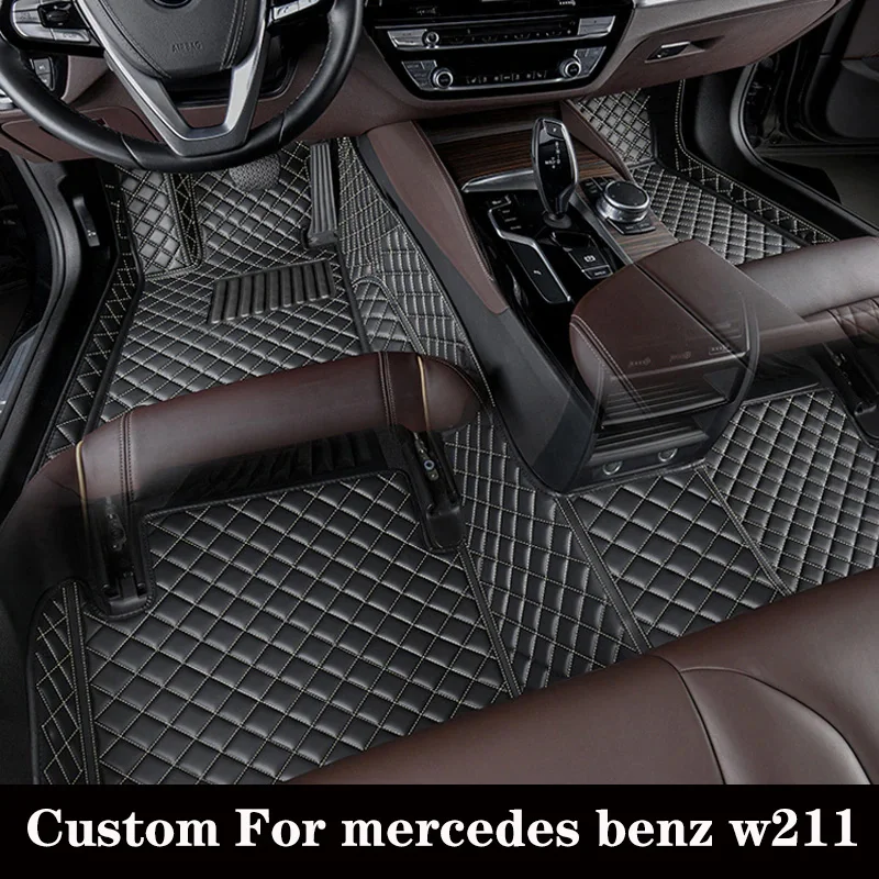Custom Car Floor Mat For Mercedes Benz W211 2002 2003 2004 2005 2006 2007 - £25.54 GBP+
