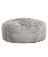 72&quot; Oversized Velour Memory Foam Bean Bag Sofa Chair - Light Gray - €475,28 EUR