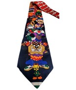 Looney Tunes Posee Bugs Bunny Marvin The Martian Daffy Duck Novelty Necktie - $173.53 MXN
