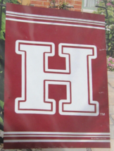 NCAA  Harvard Crimson Logo on 1-Sided 11&quot;x15&quot; Garden Flag by WinCraft - £12.76 GBP