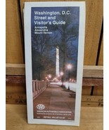 1991 AAA Washington D.C. Street Map and Visitors Guide- Annapolis, Alexa... - $11.87