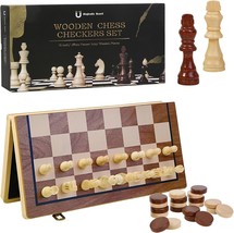  15 inch Wooden Set with Board Game for Adults and Kids Includes and  - £67.61 GBP