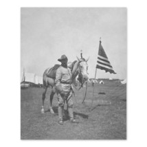 1898 Montauk Point Rough Riders colonel Theodore Roosevelt Photo Print Poster - £13.43 GBP+