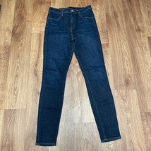 J Brand Women Maria Dark Wash Skinny Blue Jeans Size 29 High Waist Classic Denim - £35.83 GBP