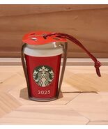 Starbucks Ceramic Ornament 2025 Series Red 2025 HOLIDAY ORNAMENT - $323.64 MXN