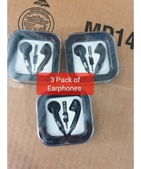 3 Pack of Stereo Earphones 3.5mm Rocketfish In-Ear Headphones, Earbuds, ... - $9.99