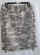 Dkny J EAN S Camaflouge Skirt Size 4 Cotton #8224 - £8.29 GBP