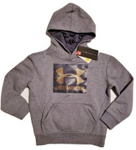 Under Armour Girls Hoodie Sweatshirt Cold Gear GRAY  Youth Small YSM - £15.68 GBP