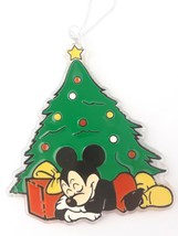 Kurt Adler Disney Mickey Mouse Christmas Ornament/Suncatcher Vintage - £11.34 GBP