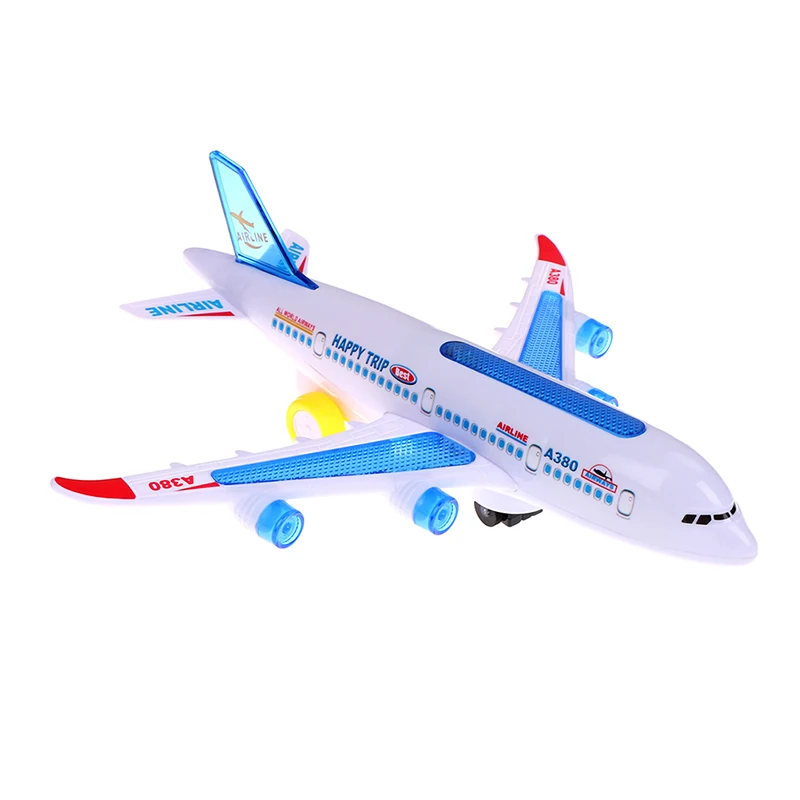 Play Hot sale Electric Airplane Moving Flashing Lights Sounds Play Toy DIY Aircr - £15.69 GBP