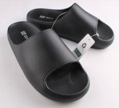 32 Degrees Cool Unisex Women&#39;s Men&#39;s Black Cushion Slide Sandal NIB - $9.90