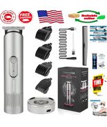 Stylish Beard Trimmer with Complete Grooming Kit - Rechargeable &amp; Waterp... - $280.49 MXN
