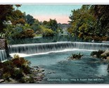 Wiley and Russell Dam and Falls Greenfield Massachusetts MA UNP DB Postc... - £3.90 GBP