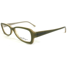 Salvatore Ferragamo Eyeglasses Frames 2611 480 Olive Green Beige 51-15-135 - £50.95 GBP