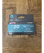 Arrow #205 T20 Staples 5/16” 8mm-1ea Bx of 1000pcs-RARE-LIMITED SUPPLY-S... - $87.88