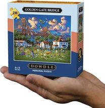 Golden Gate Bridge 210 Piece Mini Personal Jigsaw Puzzle 9 x 11" Dowdle - $19.80