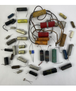 Huge Lot 25 + Vintage Capacitors Sprague Mallory Mighty Midget Cornell -... - $29.69