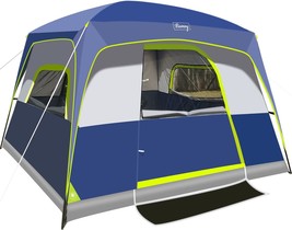 An Instant 6-Person Tent That Is Windproof For Families, Ready To Set Up... - £130.51 GBP