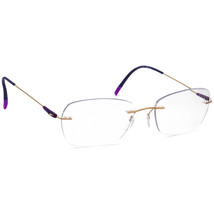 Silhouette Eyeglasses 5500 70 7530 Dynamics Colorwave Purple Rimless 54[... - £125.85 GBP