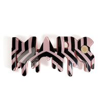 Marc Jacobs Barrette Large Script Radiowaves Adobe Pink - £43.36 GBP