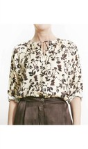 Raquel Allegra poet top in Cream Flower - $321.00