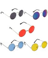 Unisex runde Sonnenbrille mehrfarbiges Gestell, mehrfarbige Gläser (Medi... - £13.09 GBP