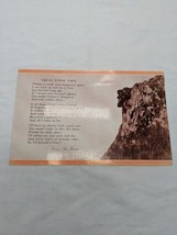 New Hampshire The Old Man Of The Mountains Post Card - £12.61 GBP