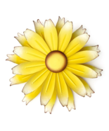 Hanging ~ Detailed ~ Metal Wall SPINNING Flower ~ 2 Layers ~ 12&quot; Dia. ~ ... - $40.92 CAD