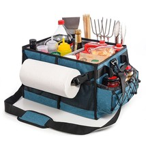 Grill Caddy, Bbq Caddy With Paper Towel Holder, Utensil Caddy With Condiment Poc - £44.01 GBP