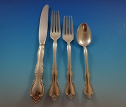 Rose Tiara by Gorham Sterling Silver Flatware Set For 12 Service 55 Pieces - $3,262.05
